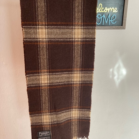 Vintage Christian Dior Wool Men’s Scarf - Picture 5 of 5